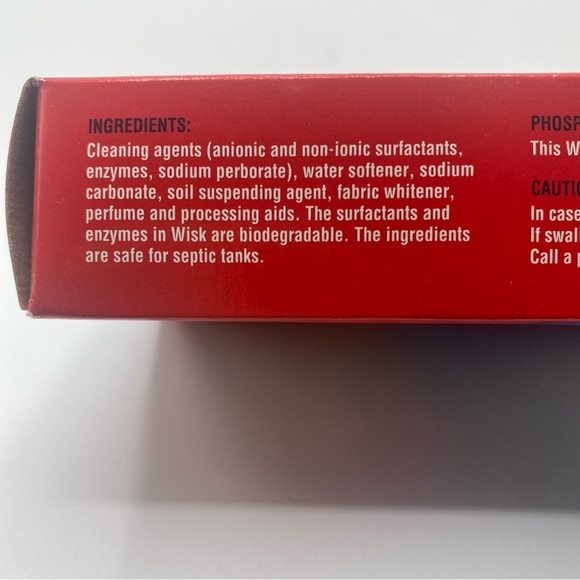 Wisk Dual Action Tablets Vintage Laundry Detergent Discontinued 2 - Picture 3 of 4